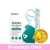BHK's MaMa DHA藻油软胶囊【产前及儿童DHA】⭐专利DHA藻油软胶囊【宝宝聪明】