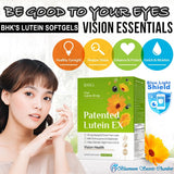 BHK专利亮眼叶黄素EX素食胶囊【视力健康】⭐专利晶澈叶黄素素食胶囊【双眼明亮】